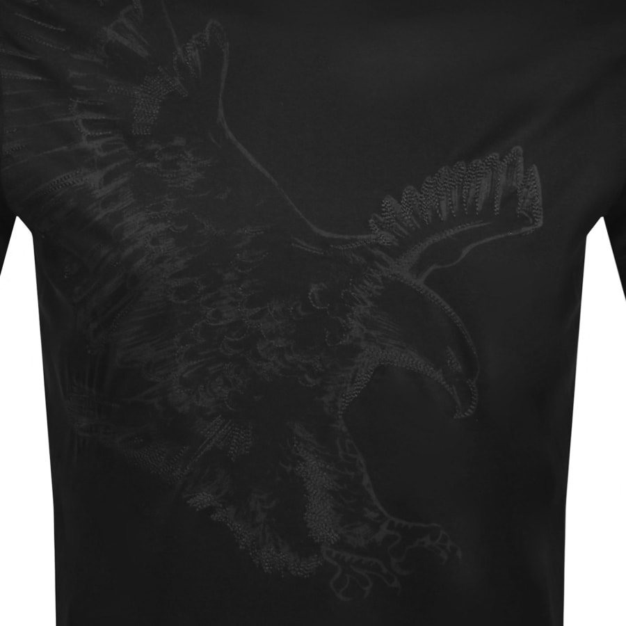 Emporio Armani Eagle T Shirt Black | Mainline Menswear